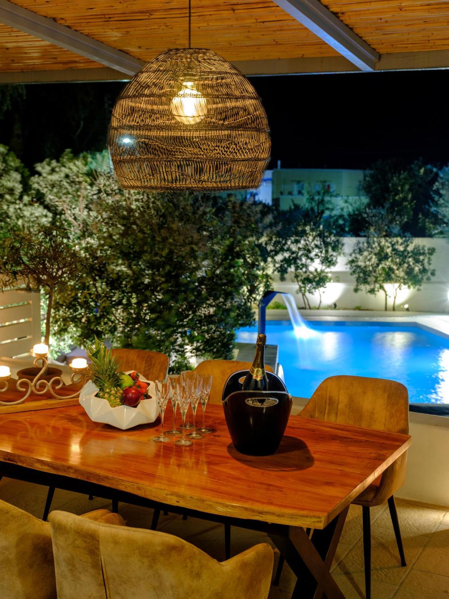 Ambeli Luxury Villa Megalokori Exterior foto